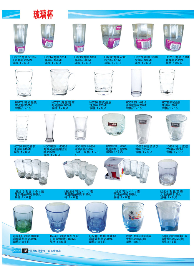 18玻璃杯系列